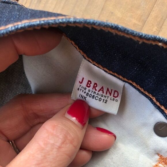 J Brand The Straight Leg Raw Frayed Hem - Picture 3 of 8